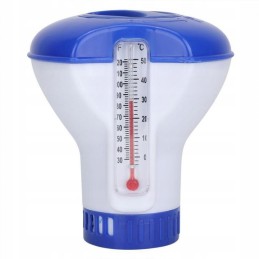 Didelis 20 g 200 g tabletės plūduriuojantis dozatorius termometras baseino chloro termometras