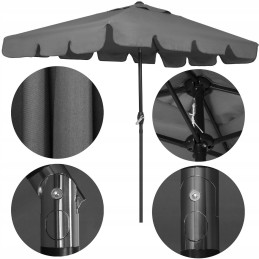 Sulankstomas sodo skėtis 240 cm