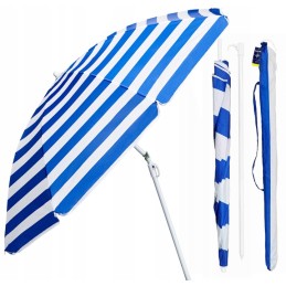 Sulankstomas sodo paplūdimio skėtis, UV filtras 50 + Captain Mike užvalkalas