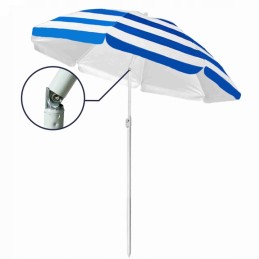 Sulankstomas sodo paplūdimio skėtis, UV filtras 50 + Captain Mike užvalkalas