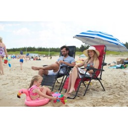 Sulankstomas sodo paplūdimio skėtis, UV filtras 50 + Captain Mike užvalkalas