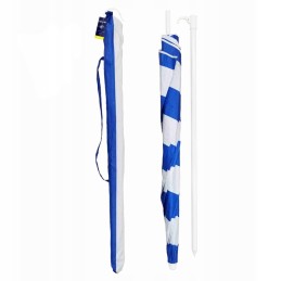 Sulankstomas sodo paplūdimio skėtis, UV filtras 50 + Captain Mike užvalkalas