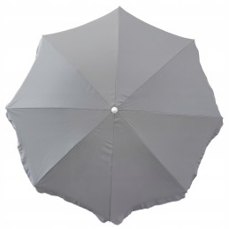 Didelis sodo paplūdimio skėtis, 240 cm, skaldytas grafitas