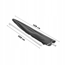 Didelis sodo paplūdimio skėtis, 240 cm, žalias, sulūžęs