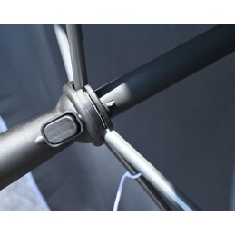 Songmics skėtis nuo saulės, stačiakampis, UV apsauga iki UPF 50+, krepšys, su PA danga, sodui, terasai, balkonui, be stovo