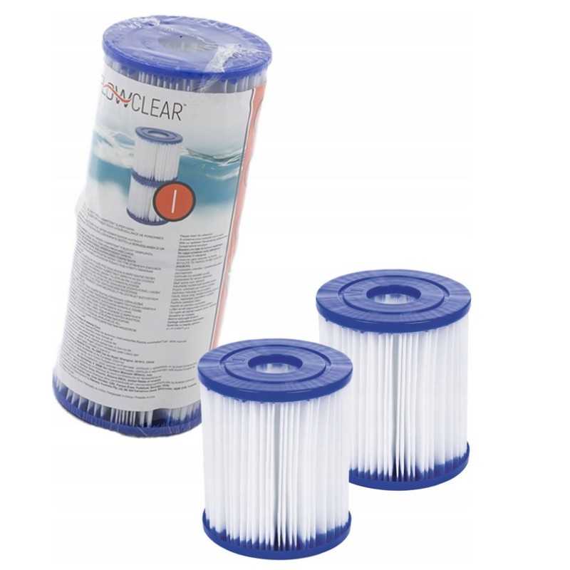 Bestway I tipo filtrų filtrai baseino siurbliui 58093 x2