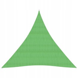 Vidaxl saulės burė 160 g m2 šviesiai žalia 4 5x4 5x4 5 m