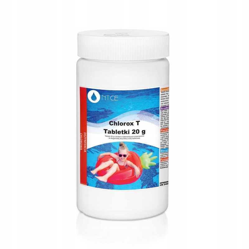 Ntce chlorox t chloro tabletės baseinams 20g 0 5 kg