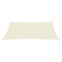 Vidaxl saulės burė 160 g m2 kreminė 2 5x3 m hdpe