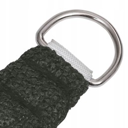 Vidaxl saulės burė 160 g m2 antracito 3x4x5 m HDPE