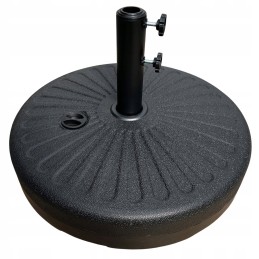Umbrella base, umbrella weight, round base, black