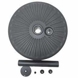 Umbrella base, umbrella weight, round base, black