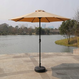 Umbrella base, umbrella weight, round base, black
