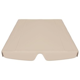 Smėlio spalvos sūpynių užvalkalas 188/168x110/145cm