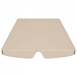 Smėlio spalvos sūpynių užvalkalas 188/168x110/145cm