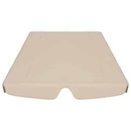 Smėlio spalvos sūpynių užvalkalas 188/168x110/145cm