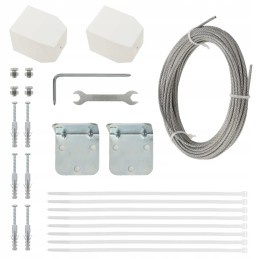 Vidaxl balkono širma raudona 120x240 cm oksfordo audinio