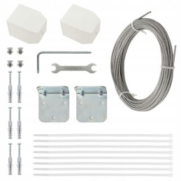 Vidaxl balkono širma raudona 120x240 cm oksfordo audinio