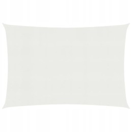 Vidaxl saulės burė 160 g m2 balta 2 5x4 m hdpe