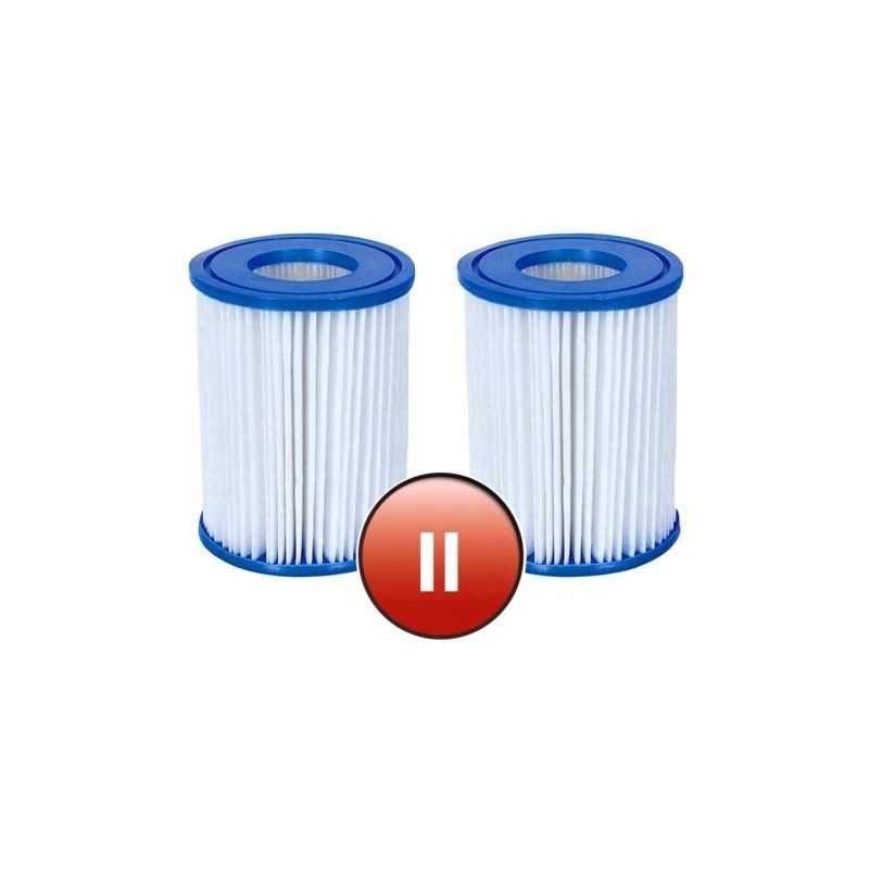 2 filtrų įdėklai, skirti II tipo Bestway 58094 siurbliui