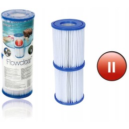 2 filtrų įdėklai, skirti II tipo Bestway 58094 siurbliui