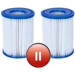 Bestway filtras, 2 vnt filtrų įdėklai II tipo siurbliui 58094