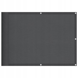 Balkono ekranas, antracitas, 75x700 cm, 100% oksfordo poliesteris