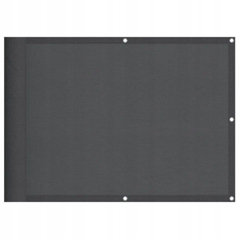 Balkono ekranas, antracitas, 75x700 cm, 100% oksfordo poliesteris