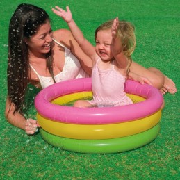 Intex 57107 vaivorykštinis dušo padėklas mažyliams 61x22