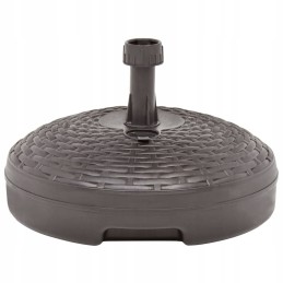 Skėčio pagrindas užpildytas vandeniu ir smėliu