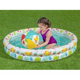 Bestway rinkinys plaukimo baseino irklavimo baseinas su kamuoliu 122cm 51124