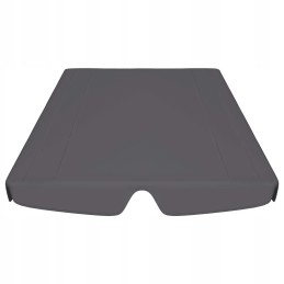 Vidaxl stogas sodo sūpynėms antracitas 188 168x110 145 cm