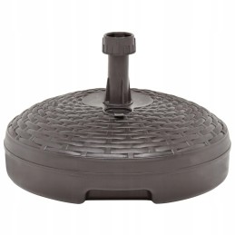 Umbrella base 20 l brown rattan with plastic