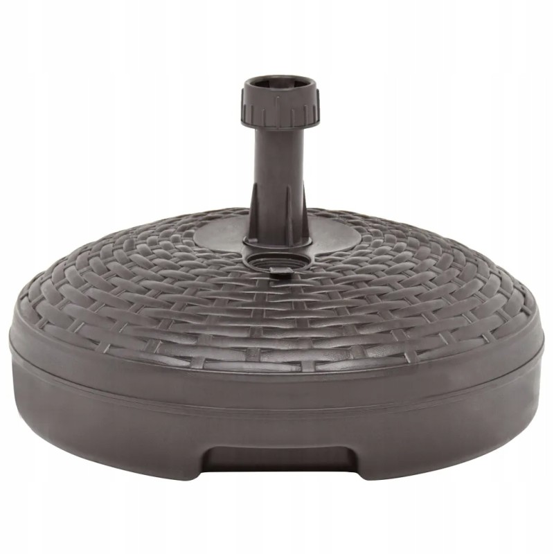 Umbrella base 20 l brown rattan with plastic