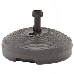 Umbrella base 20 l brown rattan with plastic
