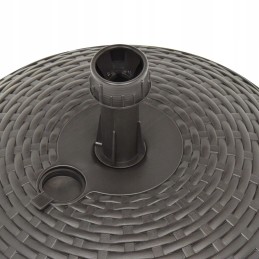 Umbrella base 20 l brown rattan with plastic