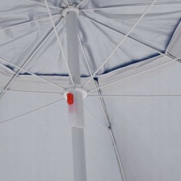 Paplūdimio skėtis su šoninėmis sienelėmis, mėlynas, 215 cm