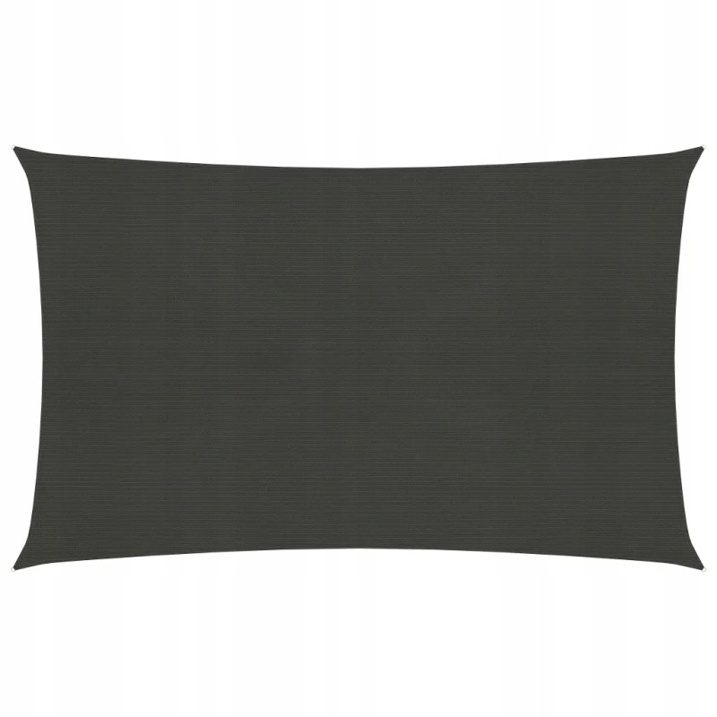 HDPE šešėlinė burė 2,5x4,5m, antracitinė