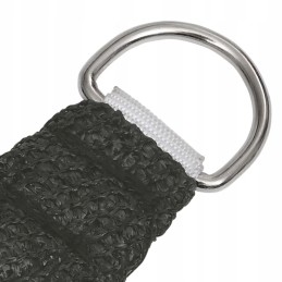 HDPE šešėlinė burė, 2,5x4,5m, antracitinė