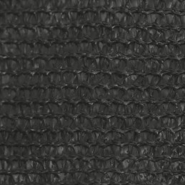 HDPE šešėlinė burė, 2,5x4,5m, antracitinė