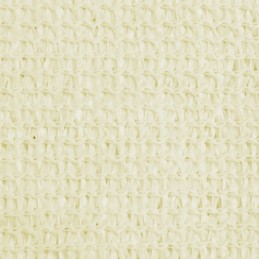 Vidaxl saulės burė 160 g m2 kreminė 2 5x3 m hdpe