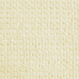 Vidaxl saulės burė 160 g m2 kreminė 2 5x3 m hdpe