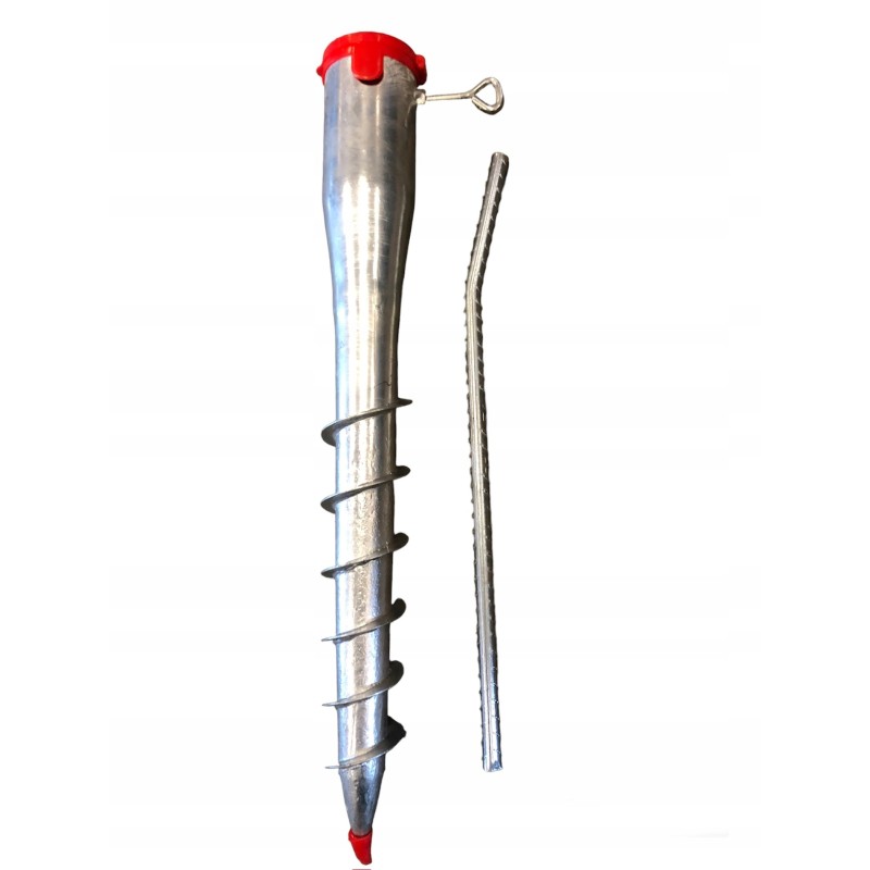 Umbrella base for the ground
