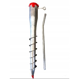Umbrella base for the ground