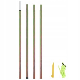 Sodo burės stiebas 250 cm, cinkuotas