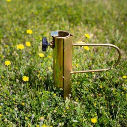 Didelis turistinio sodo paplūdimio skėtis su sulankstomu UV filtru ir rankena