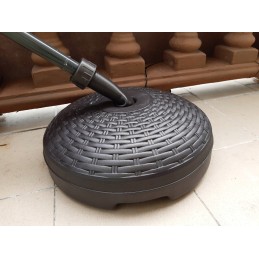 Rattan base 20l, garden umbrella stand