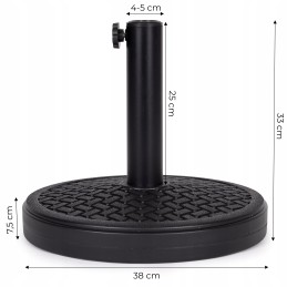 Lietussarga bāzes slodze dārzam un terasei: 12 kg
