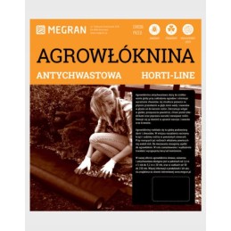 Horti-line nuo piktžolių agrotekstilė – juoda – 1,6 x 10 m
