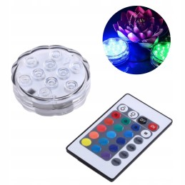 10 LED värvilise rgb lambiga basseinivalgusti